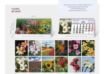 CALENDARIO SOBREMESA "FLORES"