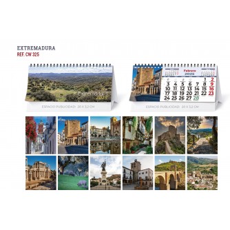 CALENDARIO SOBREMESA "PAISAJES INTERNACIONALES"