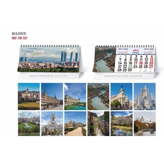 CALENDARIO SOBREMESA "PAISAJES INTERNACIONALES"