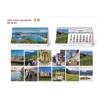 CALENDARIO SOBREMESA "PAISAJES INTERNACIONALES"