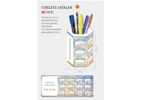 CALENDARIO CUBILETE NEUTRO CATALAN