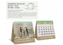 CALENDARIO SOBREMESA RECICLADO 13 HOJAS