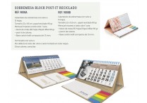 CALENDARIO SOBREMESA BLOCK POST-IT RECICLADO