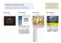 CALENDARIO DE PARED CON FALDILLA DE NOTAS