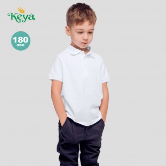 POLO NIÑO BLANCO -KEYA- YPS180