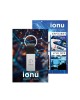 Llavero de PU con placa de metal personalizada