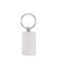Llavero rectangular de hierro con doming