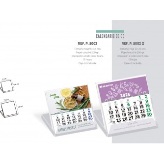 CALENDARIOS PARA CD