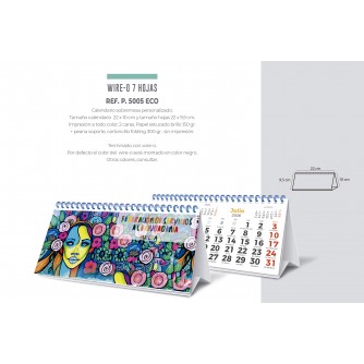 CALENDARIO SOBREMESA PERSONALIZADO