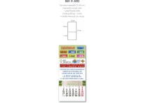 CALENDARIO CON IMAN PARA NEVERA