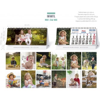 CALENDARIO SOBREMESA "INFANTIL"