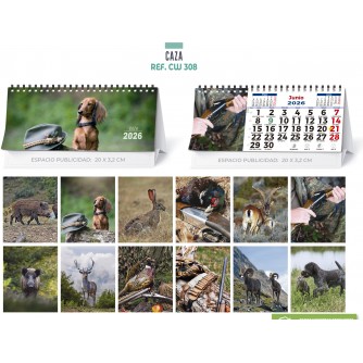 CALENDARIO SOBREMESA "FLORES"