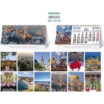 CALENDARIO SOBREMESA ANDALUCIA