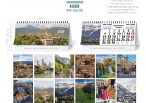 CALENDARIO SOBREMESA "ARAGON"