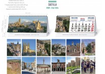 CALENDARIO SOBREMESA "CASTILLA"