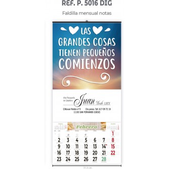 CALENDARIO DE PARED 31.5 x 47 cm.