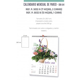 CALENDARIO PARED 3 MESES VISTA.