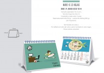 CALENDARIO SOBREMESA 13 HOJAS