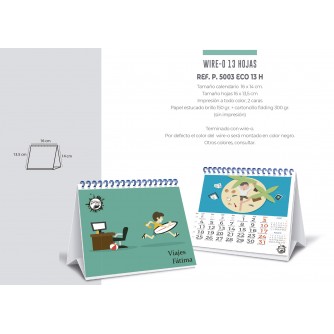CALENDARIO SOBREMESA 13 HOJAS