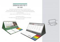 CALENDARIO SOBREMESA BLOCK POST-IT