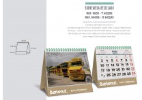CALENDARIO SOBREMESA RECICLADO 7 HOJAS