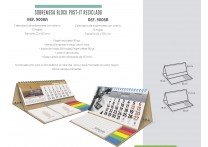 CALENDARIO SOBREMESA BLOCK POST-IT RECICLADO