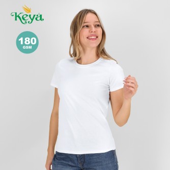 CAMISETA MUJER BLANCA -KEYA- WCS180