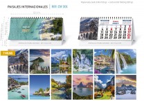 CALENDARIO SOBREMESA "PAISAJES INTERNACIONALES"