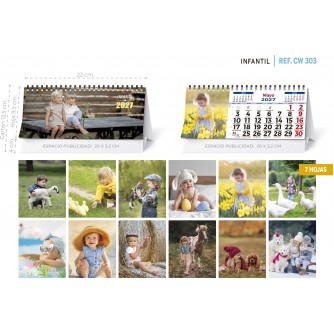 CALENDARIO SOBREMESA "INFANTIL"