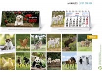 CALENDARIO SOBREMESA "ANIMALES"