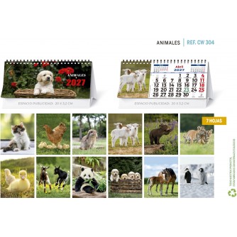 CALENDARIO SOBREMESA "PAISAJES INTERNACIONALES"