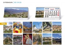 CALENDARIO SOBREMESA "EXTREMADURA"