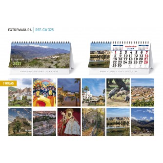 CALENDARIO SOBREMESA "PAISAJES INTERNACIONALES"