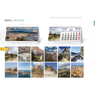 CALENDARIO SOBREMESA "MURCIA"
