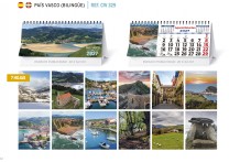 CALENDARIO SOBREMESA "PAIS VASCO BILINGUE"