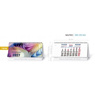 CALENDARIO SOBREMESA NEUTRO
