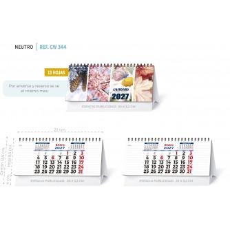 CALENDARIO SOBREMESA "PAISAJES INTERNACIONALES"