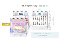 CALENDARIO SOBREMESA NEUTRO PEQUEÑO