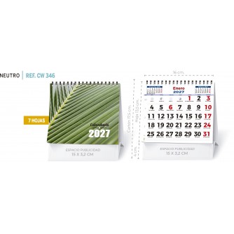 CALENDARIO SOBREMESA "PAISAJES INTERNACIONALES"