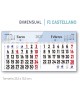 CALENDARIO PARED PATIO CORDOBES