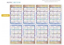CALENDARIO TARJETA NEUTRO.