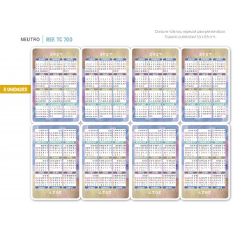 CALENDARIO TARJETA NEUTRO.