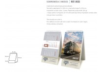 CALENDARIO SOBREMESA 3 MESES PERSONALIZADO