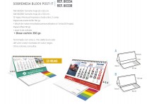 CALENDARIO SOBREMESA BLOCK POST-IT