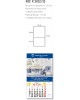 CALENDARIO CON IMAN PARA NEVERA