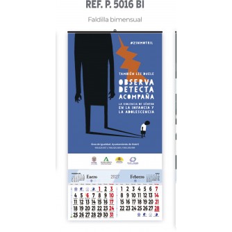 CALENDARIO DE PARED 33.5 x 48 cm.