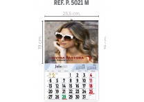 CALENDARIO DE PARED CON FALDILLA MENSUAL LECHERA