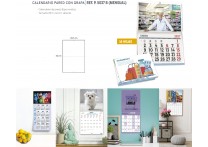 CALENDARIO DE PARED CON GRAPA