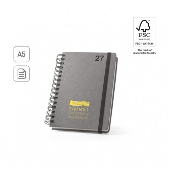 AGENDA A5 CON ANILLAS